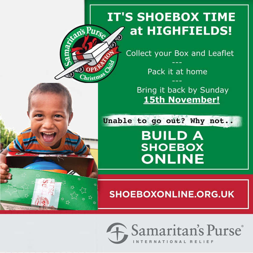 It's shoebox time