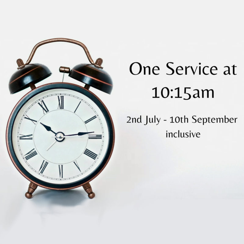 One Morning Service Summer 2023