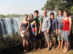 Jenkins Family at Victoria Falls